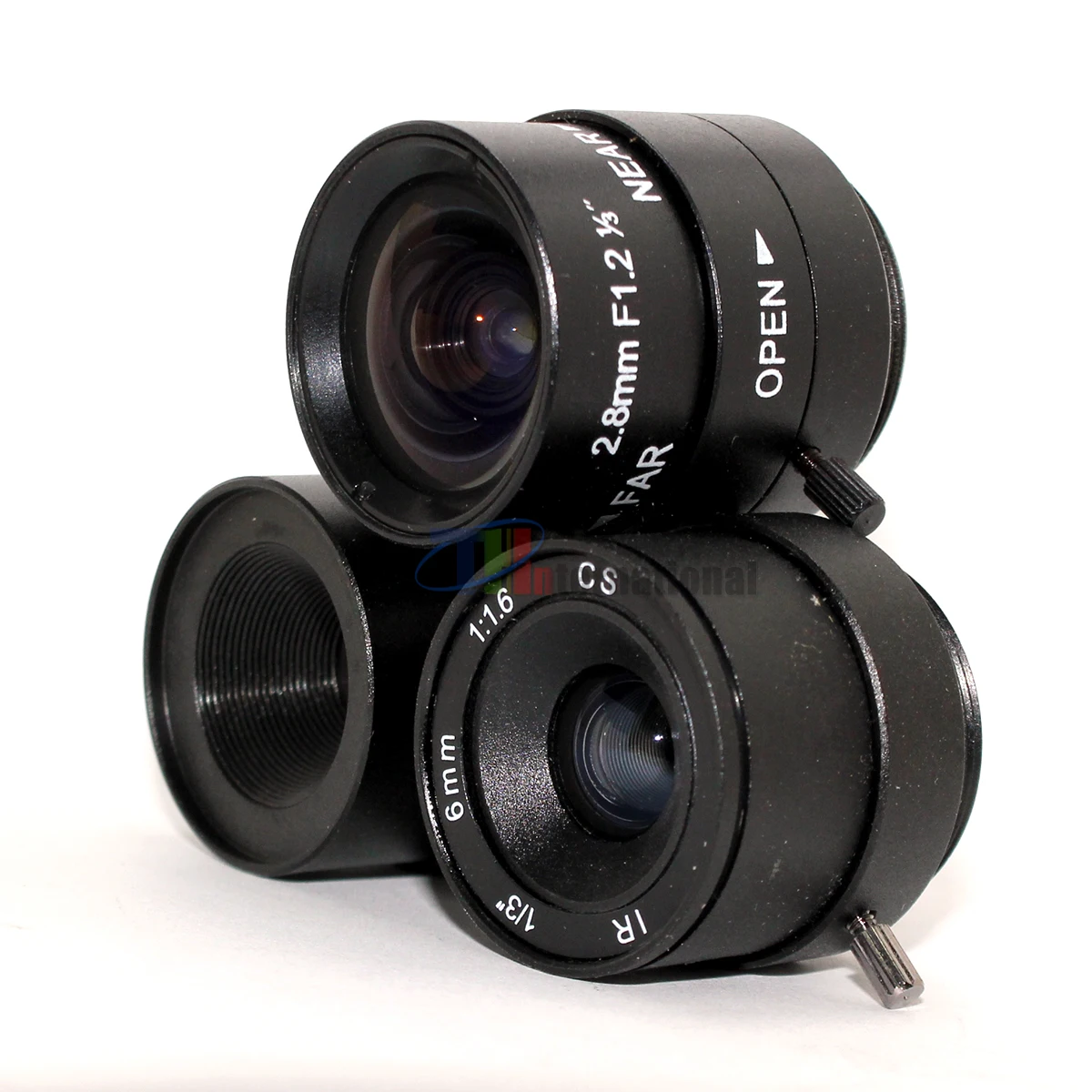 2.8mm 6mm 16mm CS Objectif CCTV Objectif F1.2-F1.6 1/3 "Partners Iris MegapFête el HD IR Infrarouge CS Mount Pour Caméras CCD