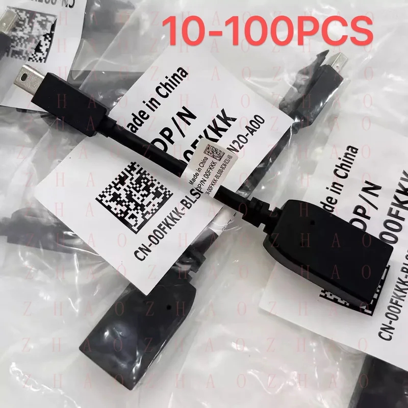 L+ Lot New For Dell Mini DP to DP Display Port Adapter Cable 00FKKK 0FKKK