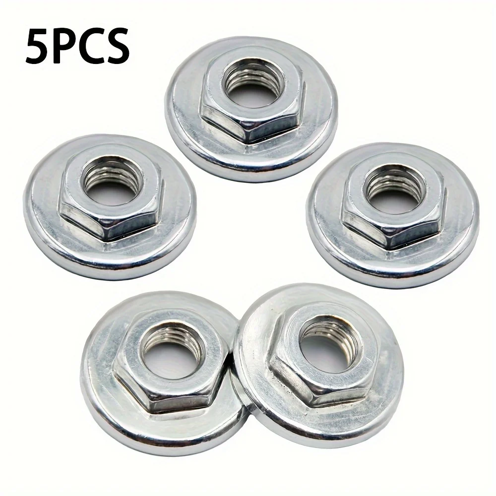5pcs Angle Grinder Upper Pressure Plates: Six-Sided Metal Design – Heavy-Duty Adhesive Secure Fit for Grinding&Polishing Worksho