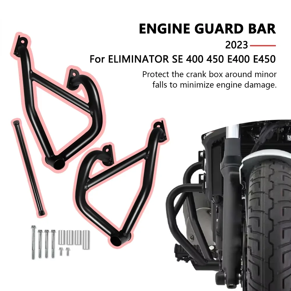 

Kawasaki ELIMINATOR SE 450/500 E 2023-2025 Special Motorcycle Engine Guard Bumper with 25.4 Pipe New Condition