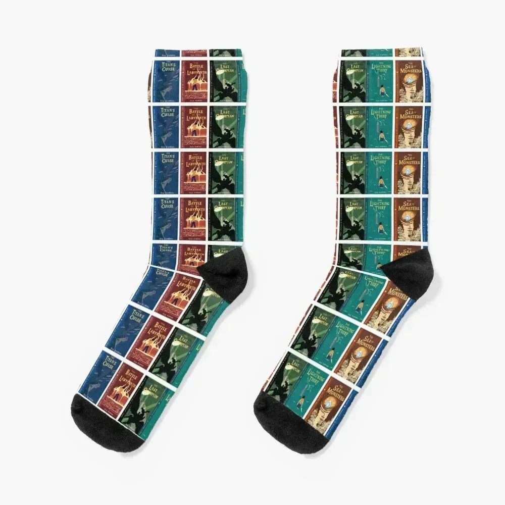 Percy Jackson Olympians pack Socks designer sheer christmas gifts Women's Socks Men's