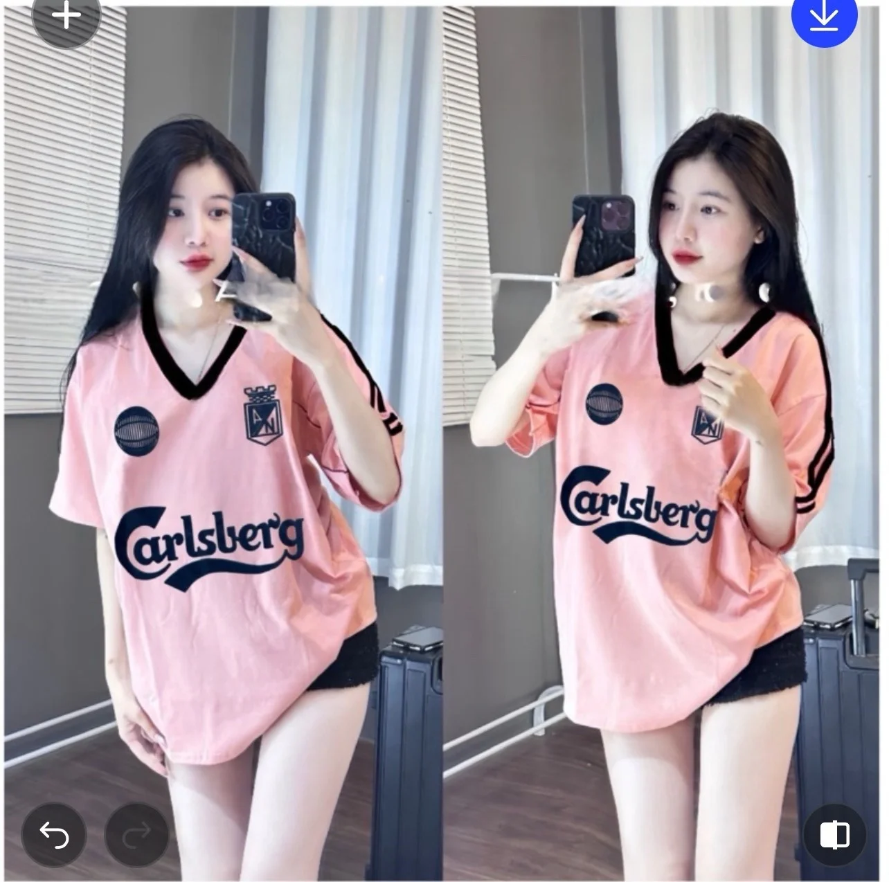 

2025 New Sports Casual Plus Size Women's Sports T-shirts, V-neck Shirts, Loose Fit, Comfortable, Unique Colors, Women's Tops