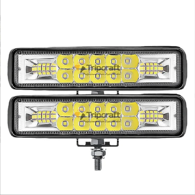 

Светодиодная панель, 2 шт., 48 Вт, 6 дюймов, светодиодные прожекторы, внедорожные противотуманные фары, водонепроницаемые для лодки, внедорожника, квадроцикла, 4WD, автомобиля, грузовика, гольф-кара, 12 В, 24 В, 2 года