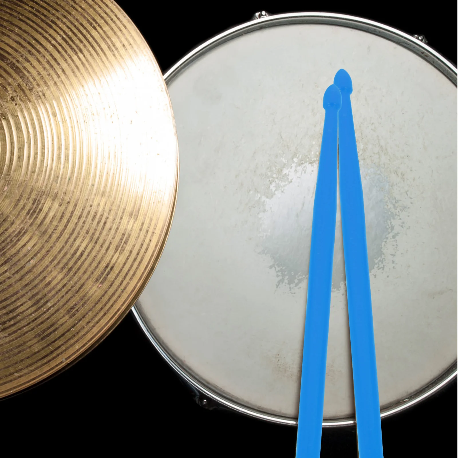 

Double-headed Drumsticks Exquisite Craftsmanship Tip Portable Weight Training Felt Sky-blue Double-end