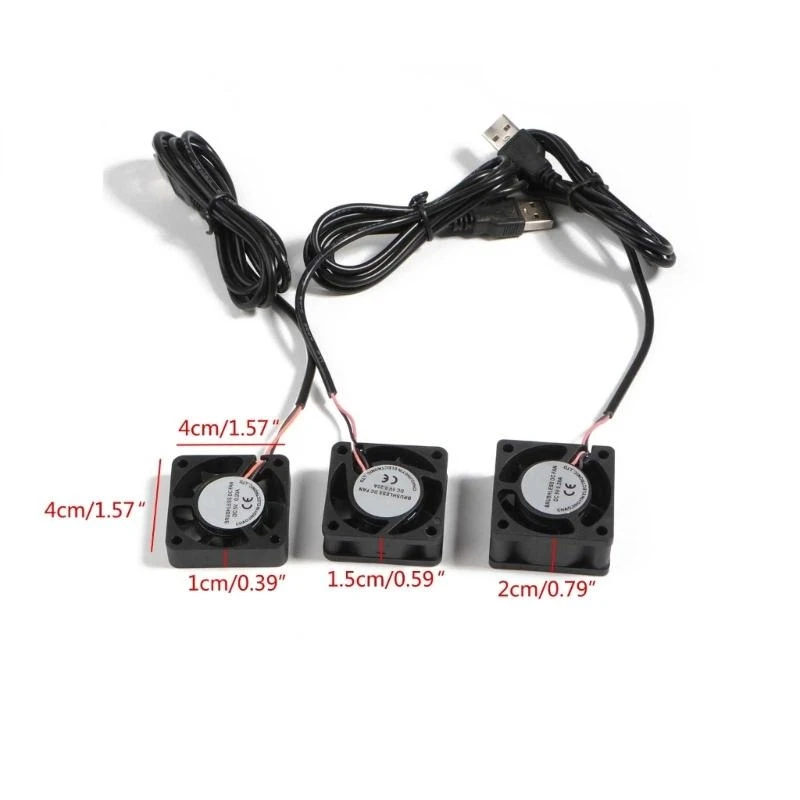  5V USB Connector 4500-5500RPM PC Fan Cooler Heatsink Exhaust CPU Cooling Fan