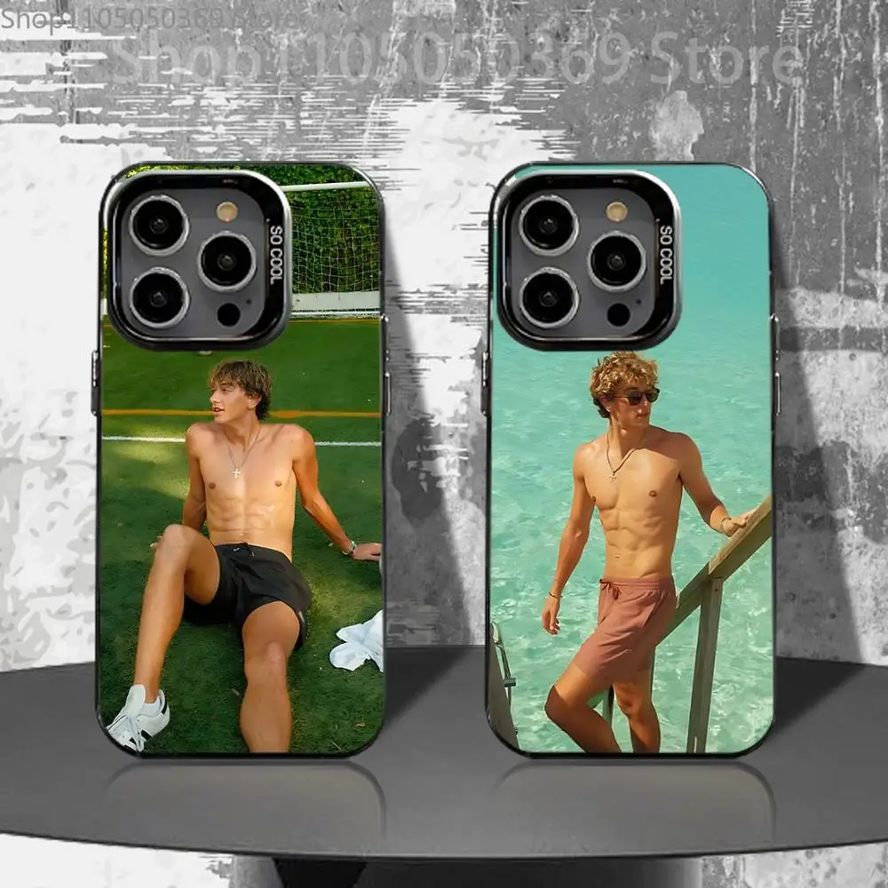 

Jeremiah Fisher Phone Case For iPhone 16,15,14,13,12,11,Pro,XS,Max,Plus,Mini,SE4,E Black Matte Shockproof Cover