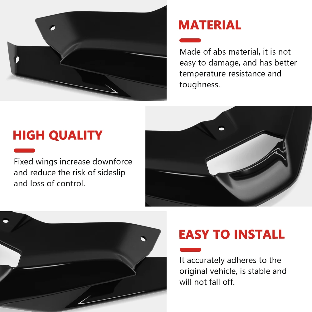 تجديد الثابتة الجناح دراجة نارية الجبهة الشفاه الثابتة الجناح هدية المفسدين الأمامي عدة لياماها XMAX 300 XMAX 300 X-MAX 300 2023-2024