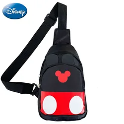 Disney Boy Girls Shoulder Bag Mickey Minnie Children Messenger Bag Casual Fashion Kids Outing Crossbody Chest Bag Coin Purse