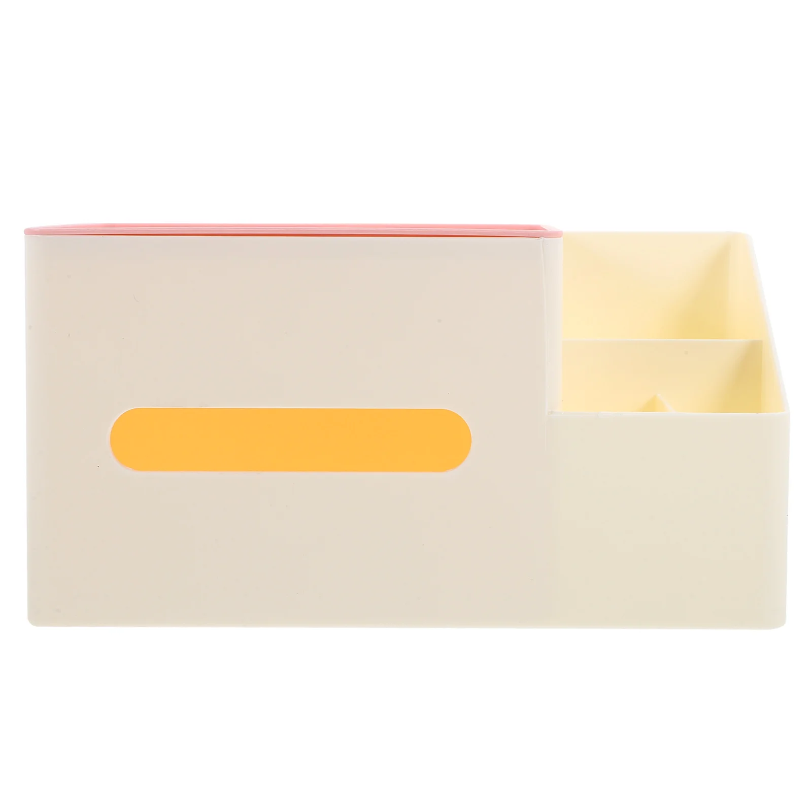

Multifunctional Tissue Box White Desktop Organizer Smooth Fits Standard Boxes Reduces Waste Various Occasions Simple