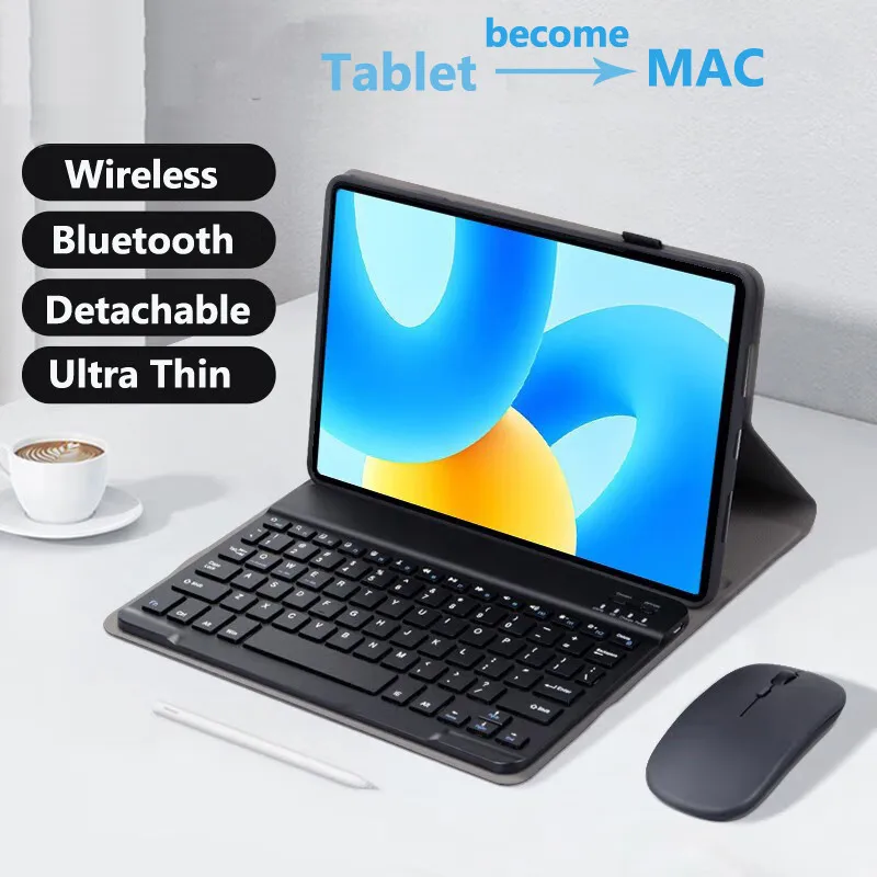 Keyboard Case for Huawei MatePad SE 11 Inch 2024 11.5 S Air 11.5 11 PaperMatte T10 T10S 10.4 2022 2020 Pro 11 Magnetic Cover