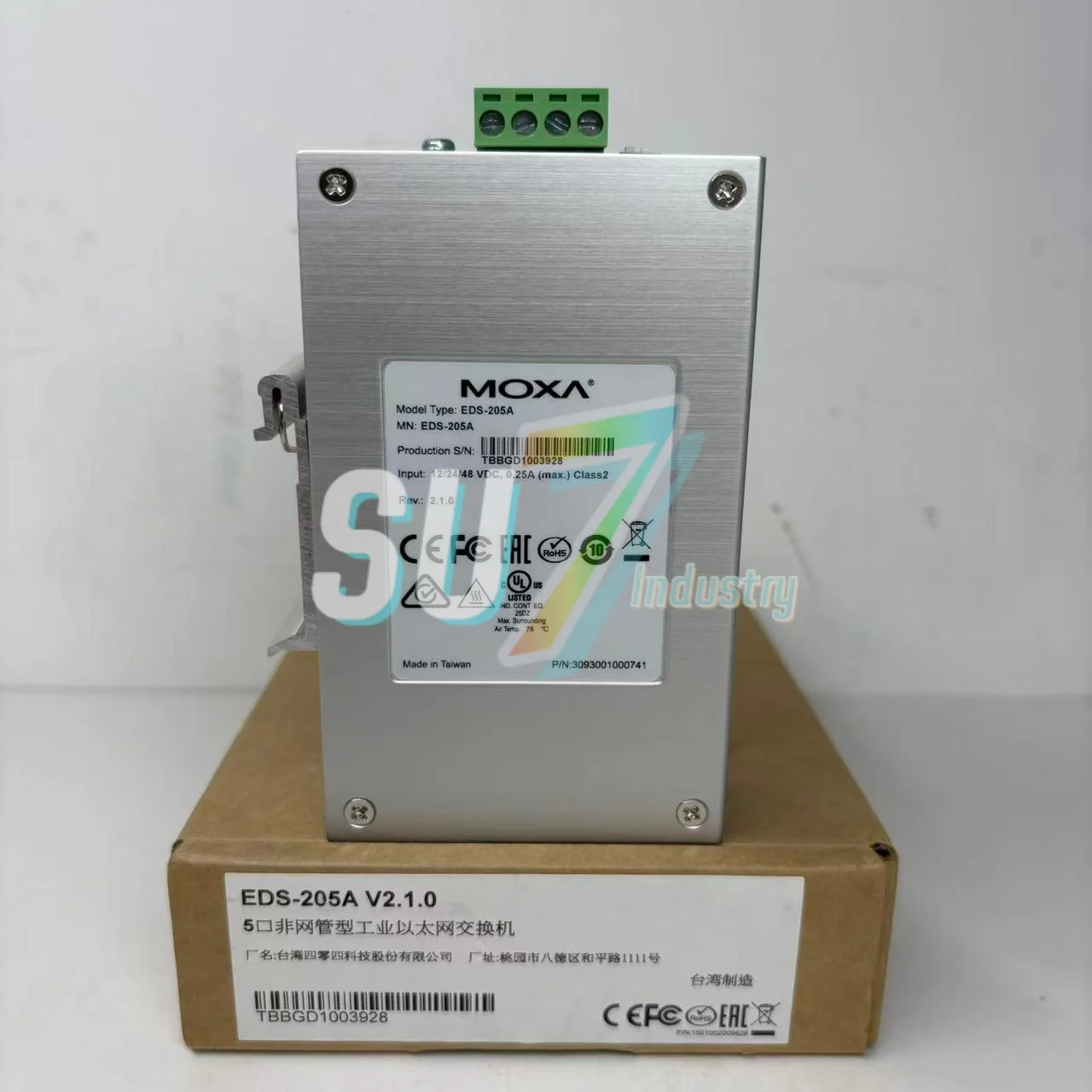 EDS-205A مفتاح إيثرنت صناعي 100% جديد #1