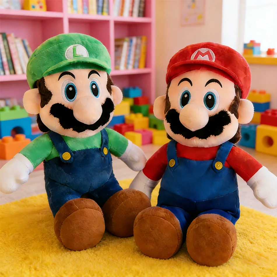 

Новые 2-стили Super Mario Bros, плюшевые игрушки, кукла, слон, мягкие игрушки, аниме-кукла, плюшевая игрушка для детей, подарок на Рождество и день рождения