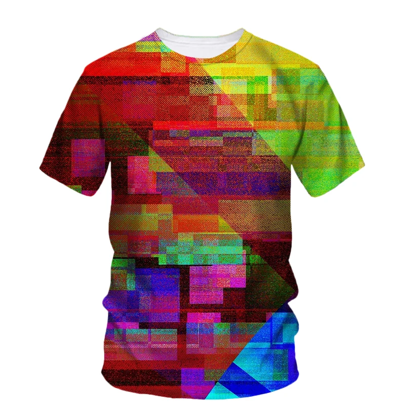 Summer New Creative Fun Harajuku graphic t shirts For Men Fashion Cool Personality Casual Printed Round Neck Oversized Tees Tops