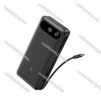 Anker Power Bank 20,000mAh Portable Charger with Built-in USB-C Cable 87W Max Fast Charging Battery Pack 2 USB-C and 1 USB-A,