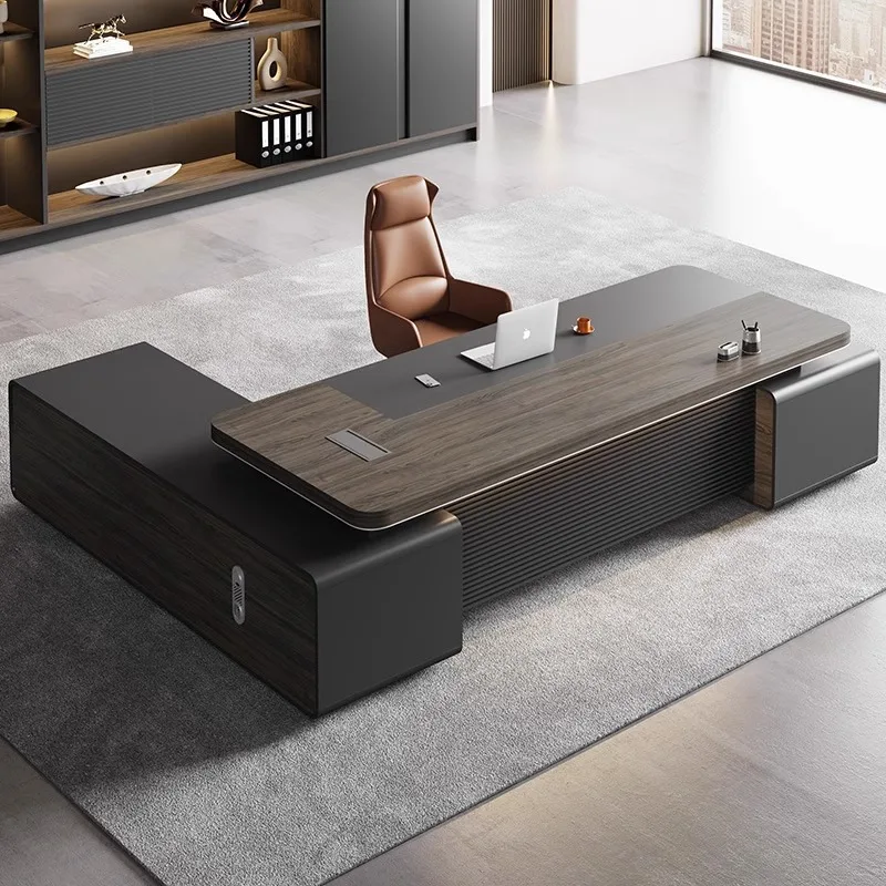 Executive Manager Office Desk Colorful Vintage Simple Modern Offoce Desk Interior Artist Office Furniture Der Schreibtisch XYOD