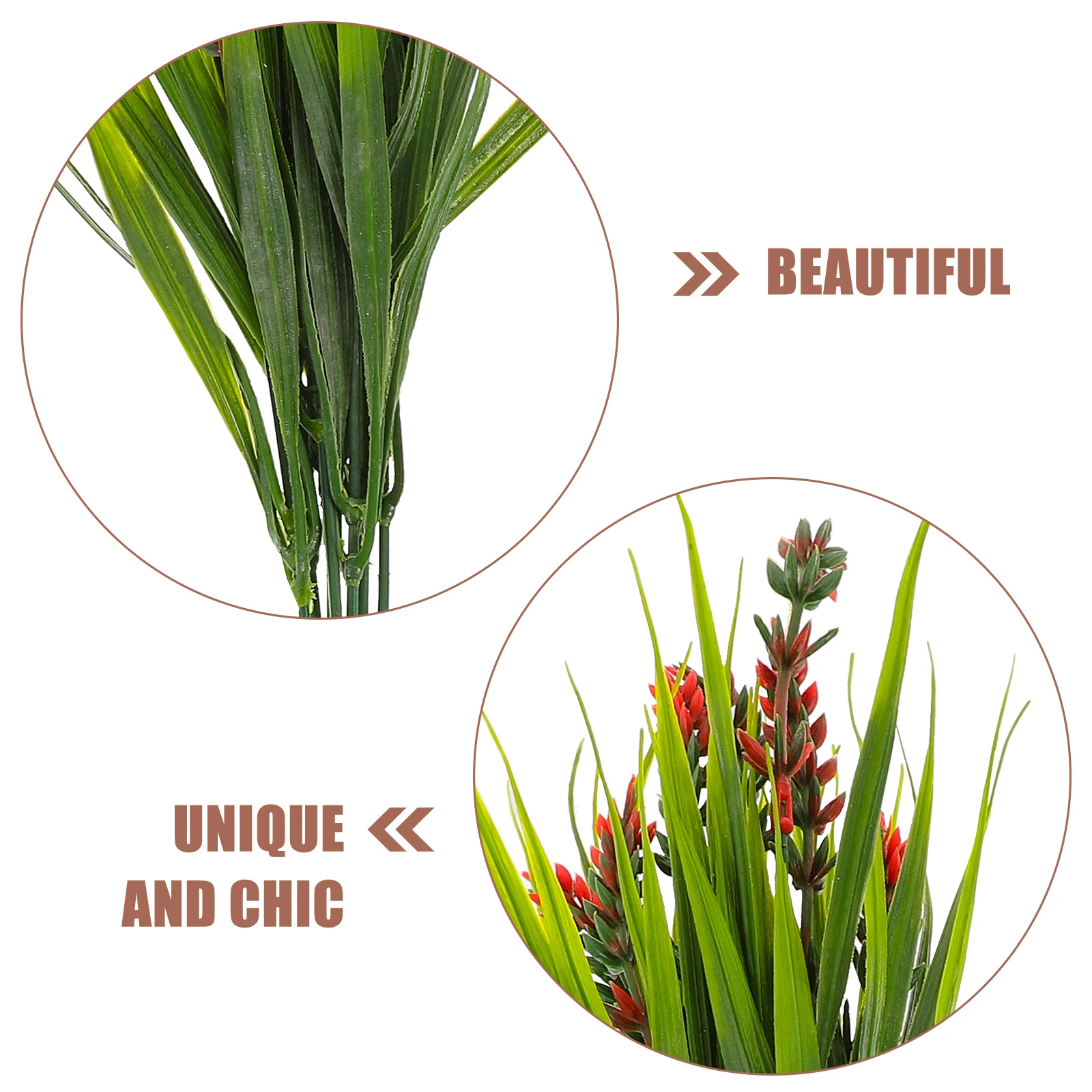 

12pcs High Simulation Artificial Lavender Stem Faux Flower Bouquet Vase Decoration Party Office Decor Simulated