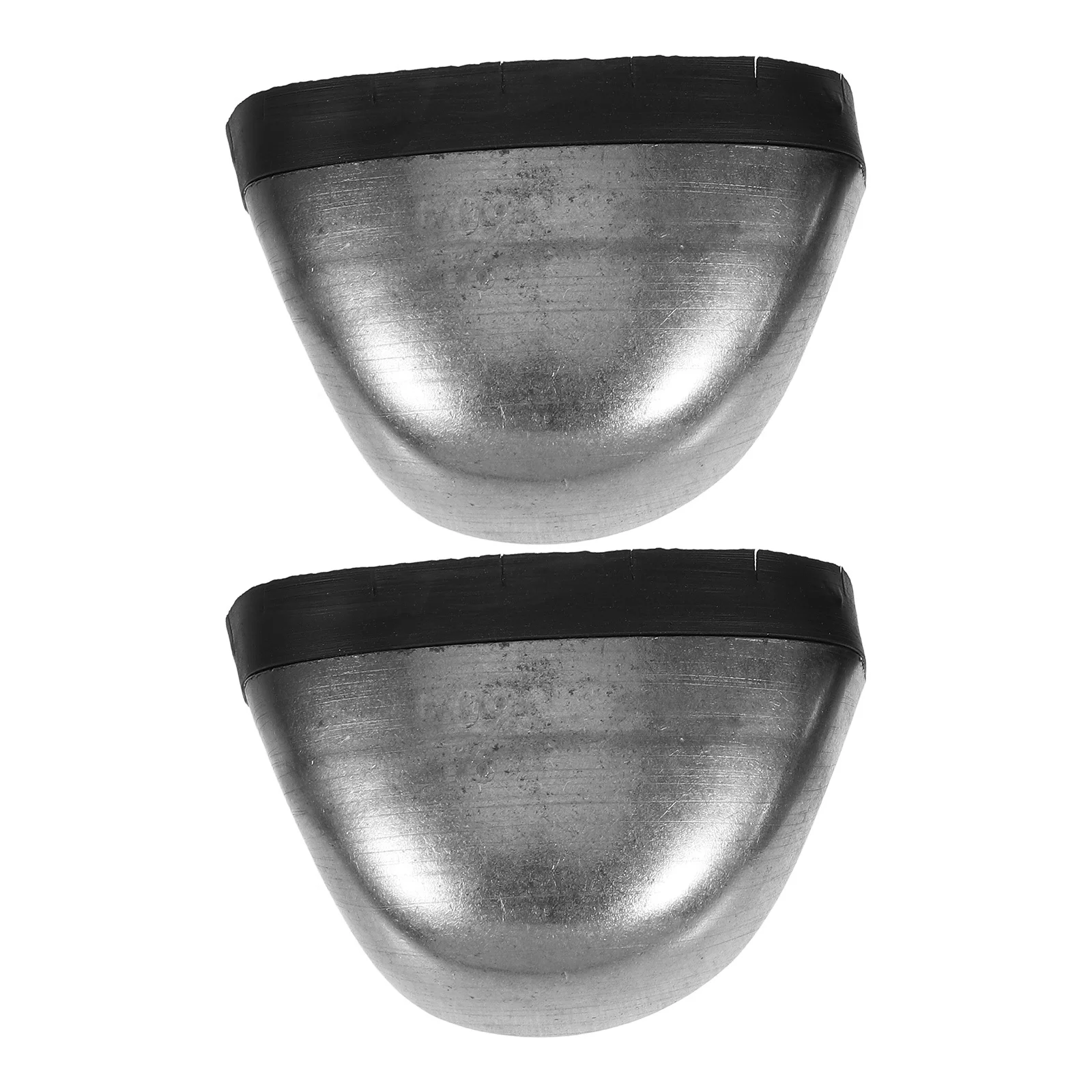 زوج واحد من أغطية أصابع القدم الآمنة من الحديد لحماية أحذية العمل للرجال والنساء، أحذية متينة ومريحة لحماية القدم، قبعات لأصابع القدم