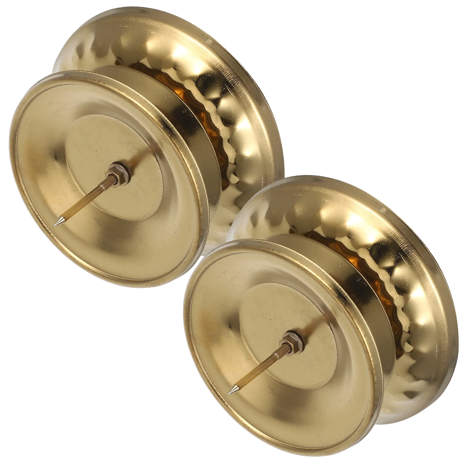 

1Pair Classic Vintage Style Holder Wide Base Metal Stand for Table Centerpiece Home Decor Romantic Atmosphere