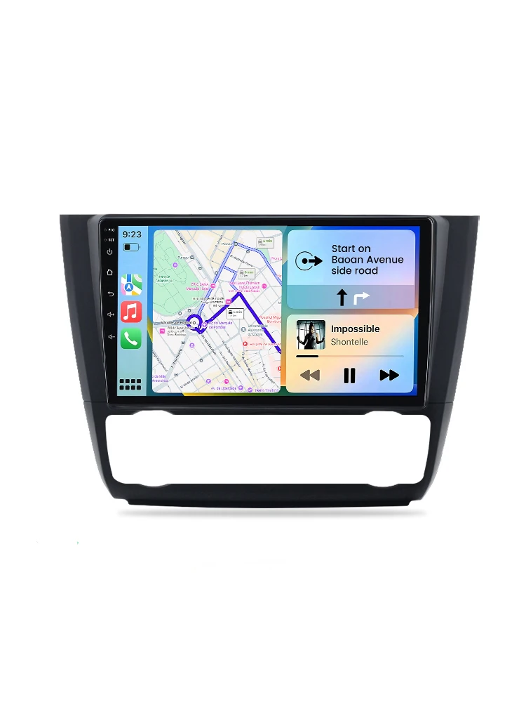 Junsun 8-Core autoradio met Carplay, Android Auto, GPS, DSP en BT multimedia voor BMW 1-serie (E87, E81, E82, E88) 2004-2011 - afbeelding 2