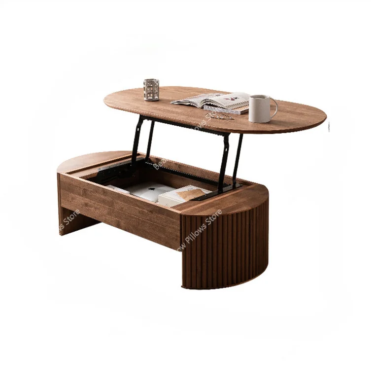 

Storage Bedroom Coffee Table Trau Modern Organizer Mobile Living Coffe Table Mesa Lateral Minimalist Kaffee Tische Furniture