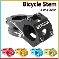 MERICA MTB Power 31.8mm 45mm Short Stem Aluminum Alloy Bicycle Handlebar Bridge for Mountain Bike