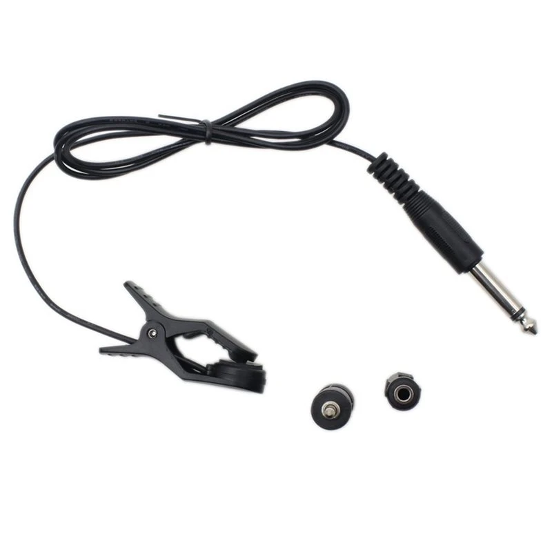 T22C Guitar Pickup Clip Kit ZH112 Featuring 2 Audio Adapters 3.5Mm To 6.35Mm& 3.5 Female Coupler Set