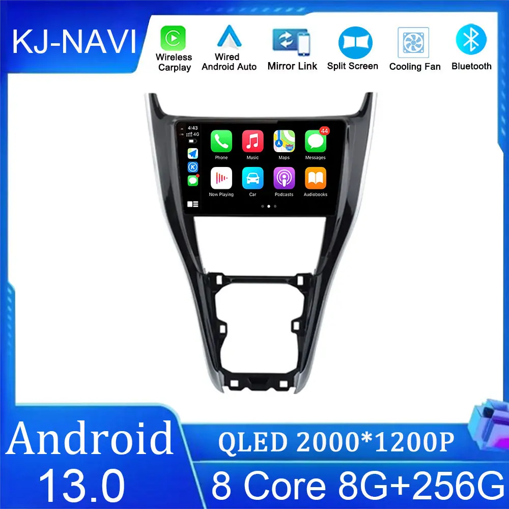 

10‘’ Android 13 For Toyota Harrier XU60 2013 - 2020 Car Radio Navigation GPS Stereo Multimedia WIFI DSP BT 5.0 4G LTE