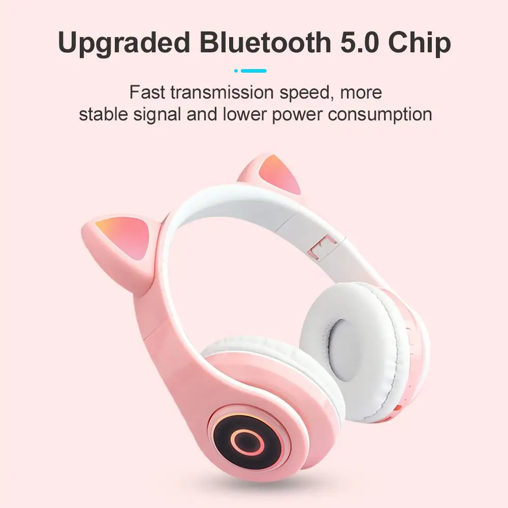 Headphones Wireless Headset Earbuds with Microphosic Foldable 83739