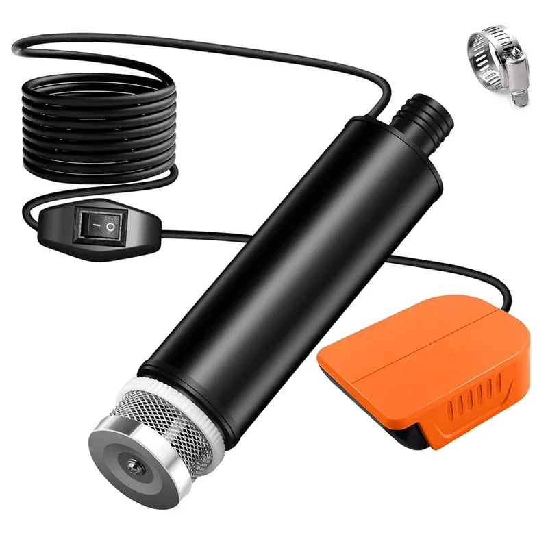 

A26F-Water Transfer Pump Water Pump For 20V Battery For Garden,Camping, Kiddie Pool, Fish Tank