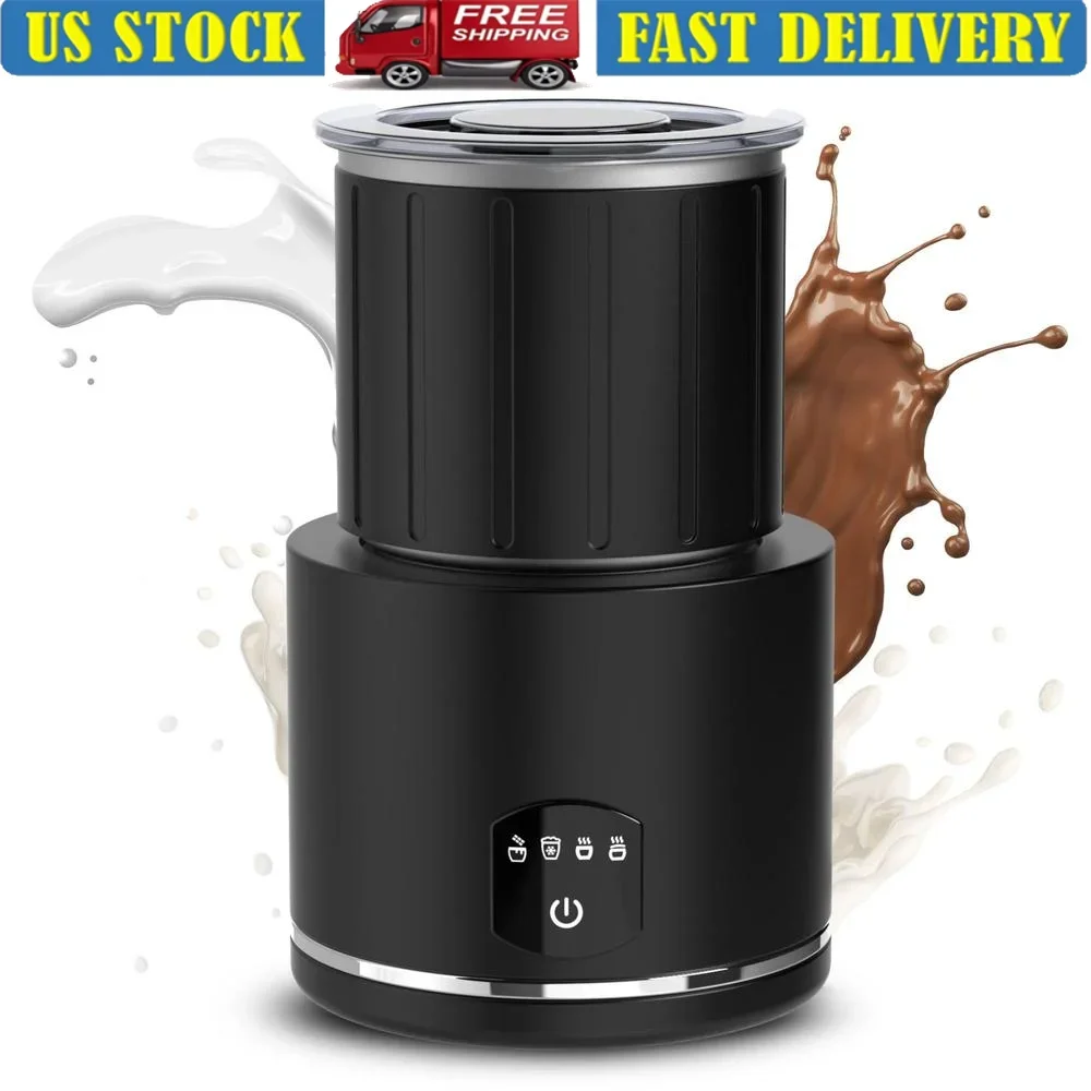 

Automatic Milk Frother Steamer Hot Cold Foam Maker Electric Frothing Machine Latte Cappuccino Hot Chocolate Creamy Foam