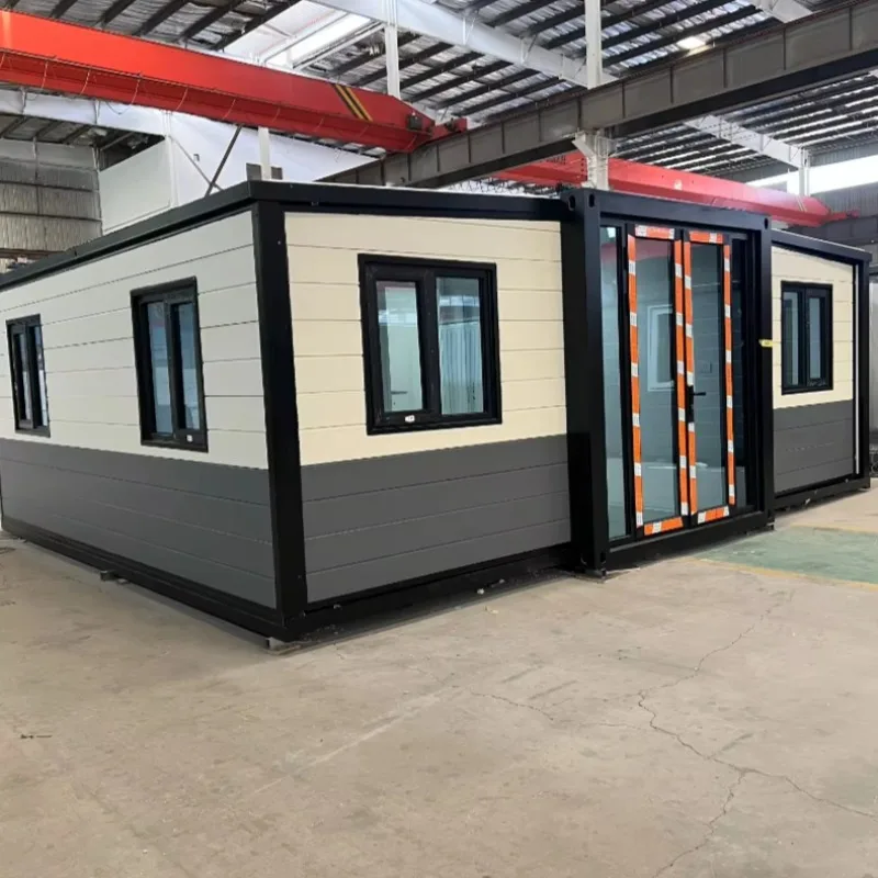 2026 تصميم جديد لفيلا جاهزة منازل صغيرة 2 غرف نوم منازل حاوية حديثة قابلة للتوسيع وقابلة للفصل للبيع #2