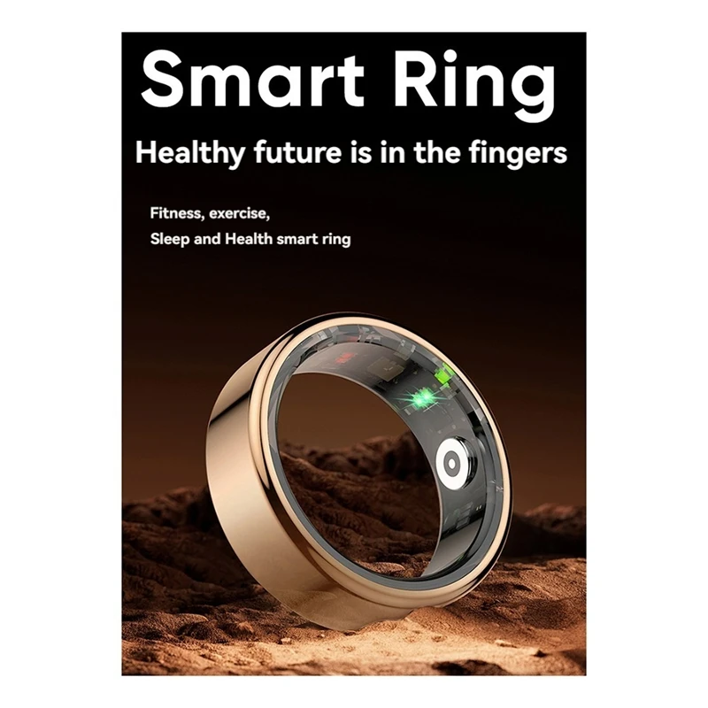 R02 Smart Ring Health Monitoring IP68 Waterproof Multi-Sport Modes For Android For IOS