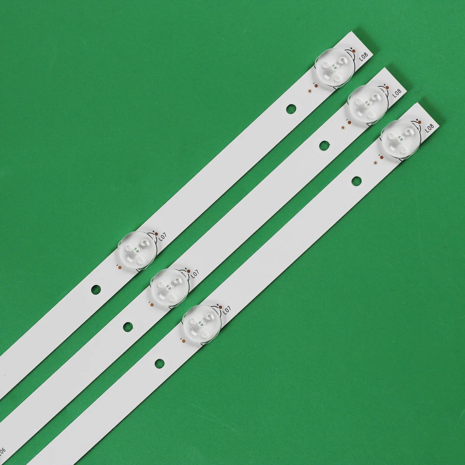 3pcs/set 808MM LED backlight strips for JS-JP42DM082ED.007L(00813) R72-42D04-010 STARWIND SW-LED42BB200 6V LED42B200