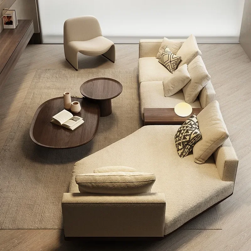 

Reclining Wood Beige Sofas European Filler Design Luxury Floor Lazy Couch Salon Recliner Designer Couch Sofa Para Sala Furniture