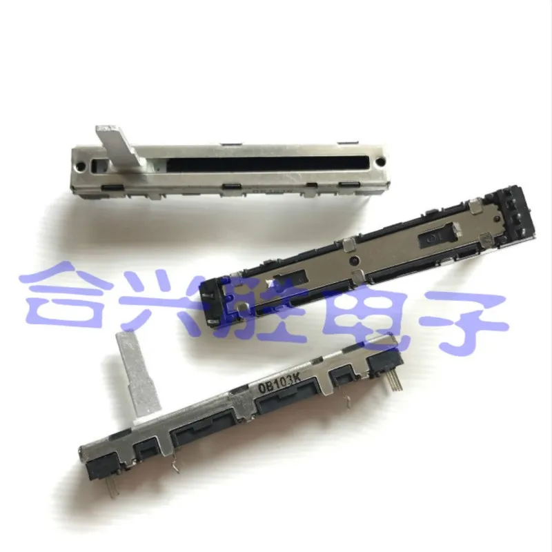 1 Piece 6CM Sliding Potentiometer Can Replace RS45111A900F Single B10K Shaft Length 17.3MM