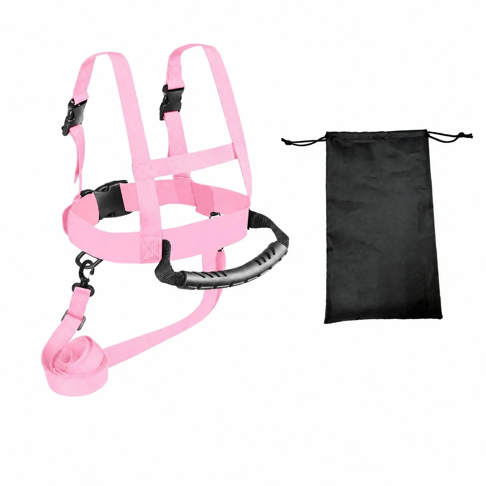Adjustable Children Ski Harness for Snow and Ice Training with Shoulder Straps and Buckle for Kid Balance Practice Support