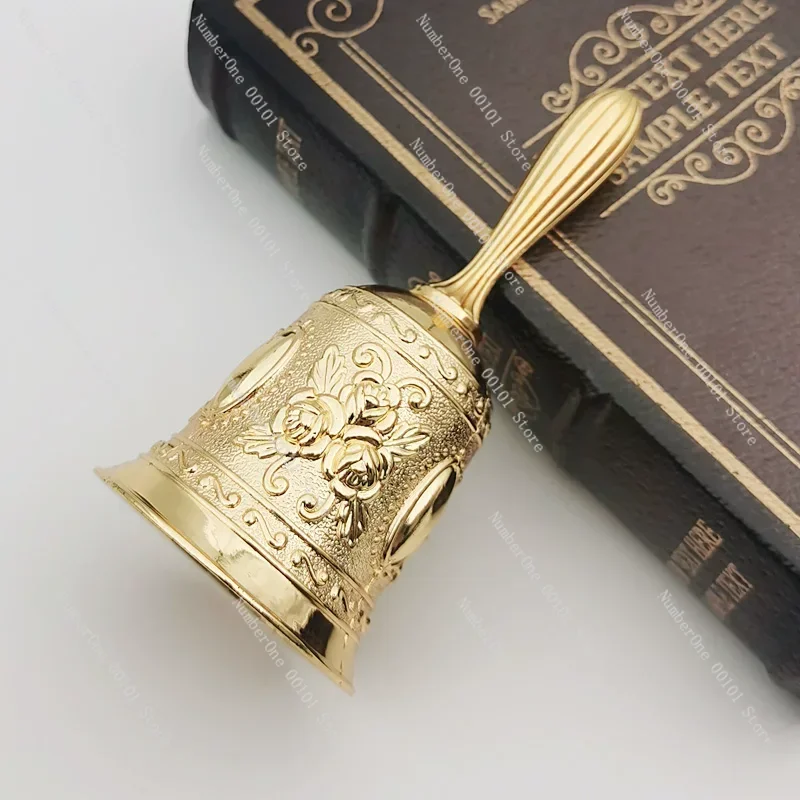 Handbells Call Brass Wedding Bells Craft Souvenirs School Chapel Bar Hotel Vintage Dinner Hans Christmas Bell