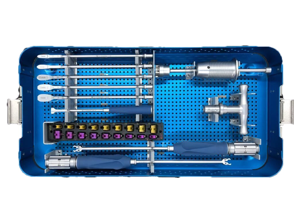 Stainless Steel Auxiliary Tool Set, Manual Tubular Retractor with Carbon Box, Daily Care Auxiliary Instrument Kit
