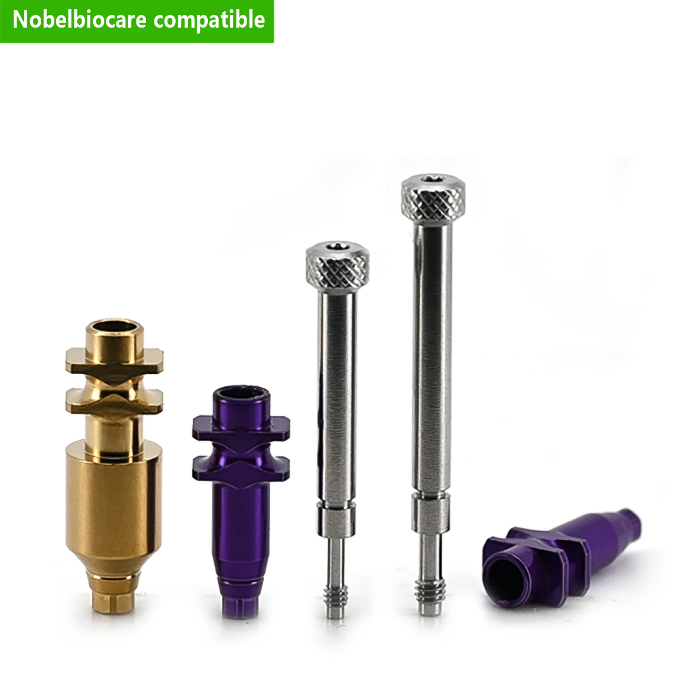 Compatible Nobel Biocare Nobel Open Tray Transfer Coping Pick up Impression Analog Screw Laboratory Prosthetic Components Kit