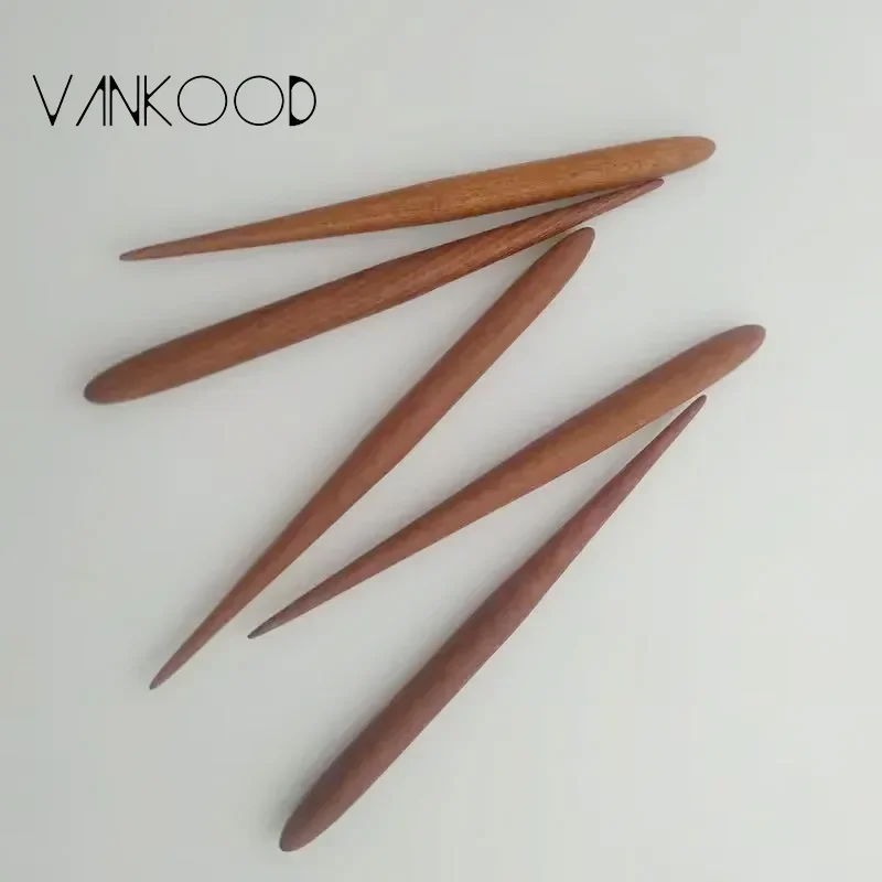 1 Pcs Mahogany Clay  Polymer Modeling DIY Accessories Sculpting Smoothing Carving Soft Pottery Ceramic Tools