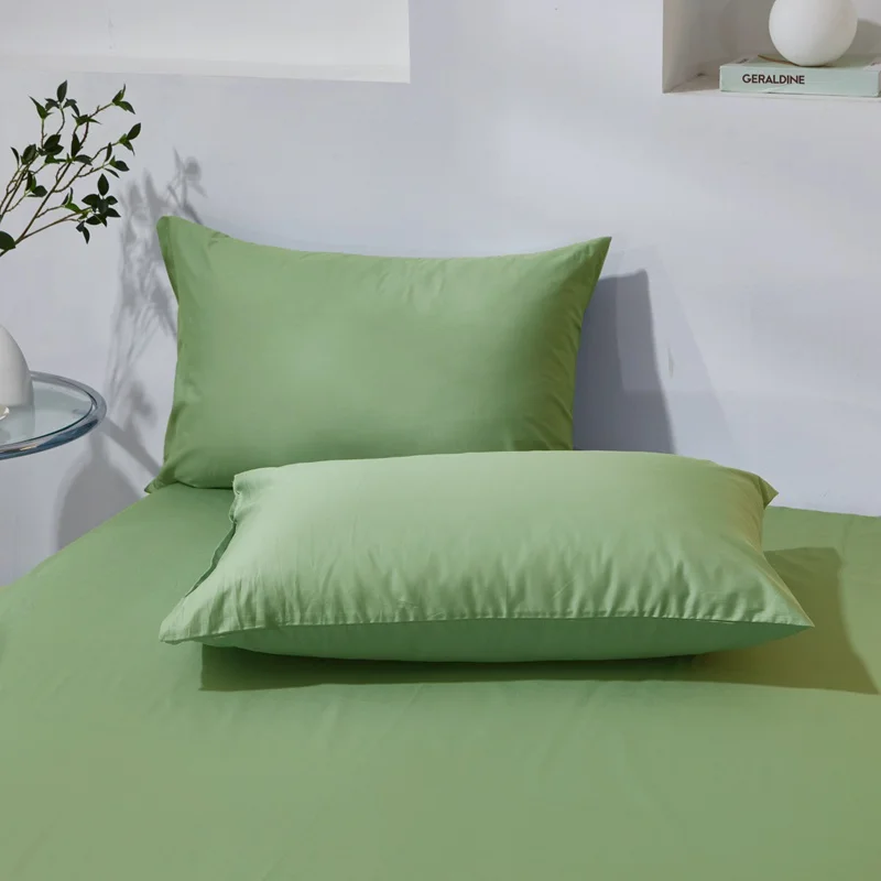 High Quality Cotton Pillowcase Sleeping Pillow Case Skin Friendly Breathable Combed Cotton Pocket Pillowcase 40x60 50x70