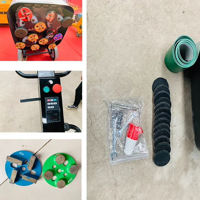 Mesin Gerinda Beton Diamond Planetary untuk Menggerinda Plester Dinding Beton