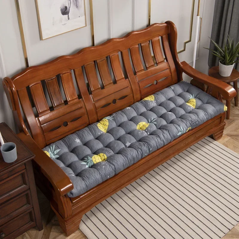 Soft Sofa Cushion Floor Tatami Mattress Couch Bench Long Seat Mat for 1/2/3 Seater Bay Window Pad Excluding Chairs