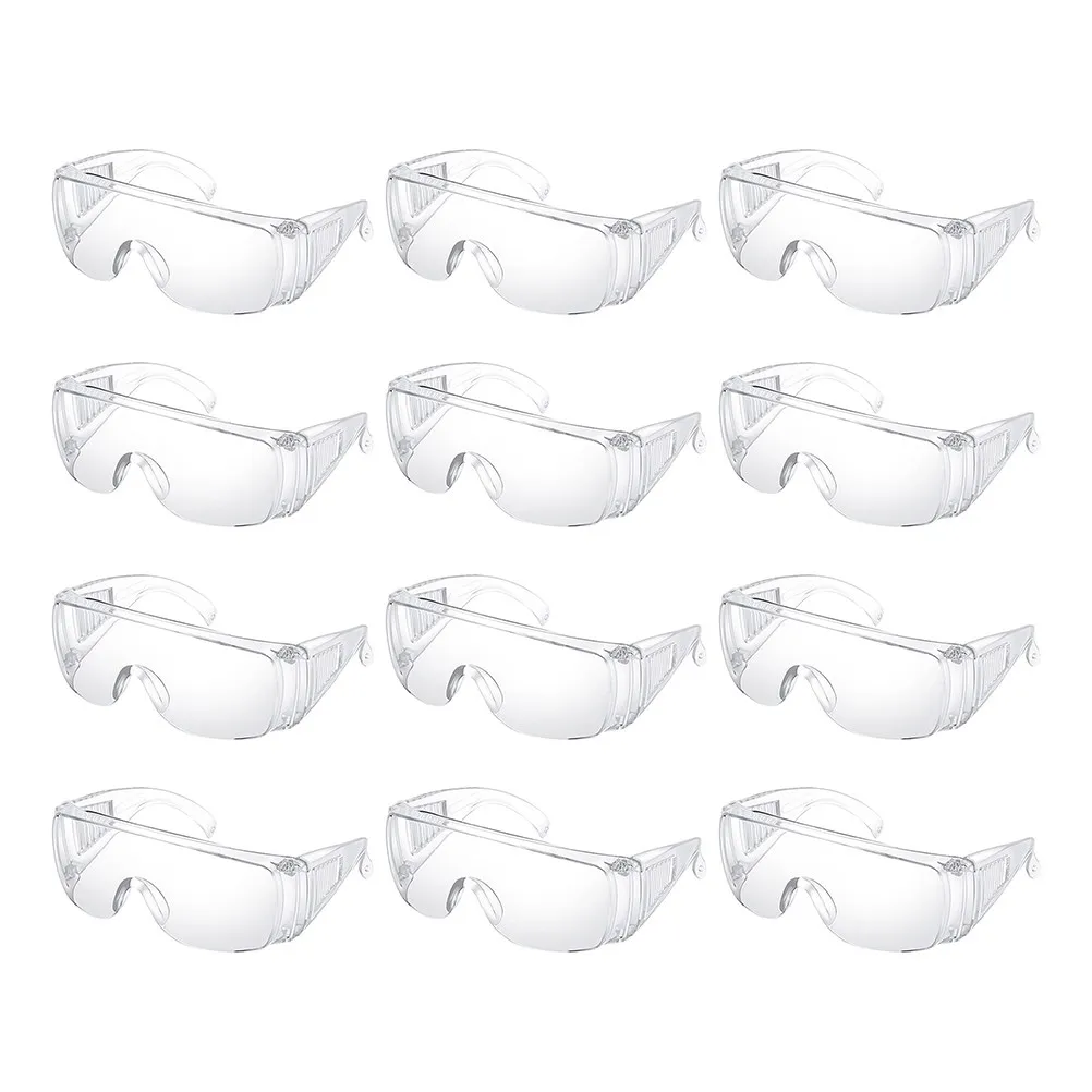 

12pcs Eye Protective Glasses Lightweight Riding Eyewear Durable Impact Resistance Comfortable Outdoor Activity Motorcycle Gear