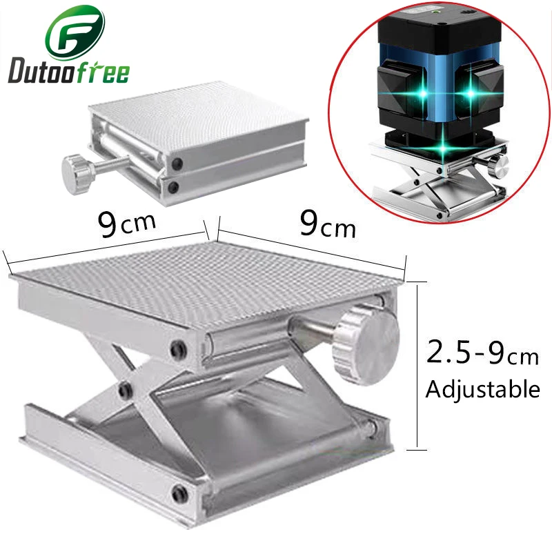 

Router Lifter Adjustable Stainless Steel Lift Table Lab Lifting Stand Rack Lift Platform Experiment Plate Table Manual Stands