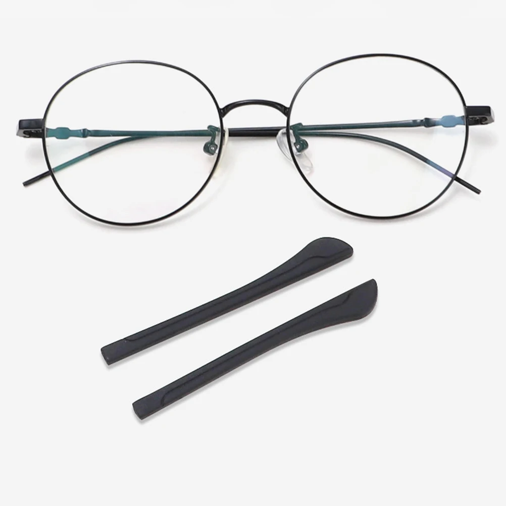 

Non-slip Glasses Temple Tips Soft Silicone Ear Cushions Comfortable Skin-friendly Elastic Holders Retainers for Eyewear Thin