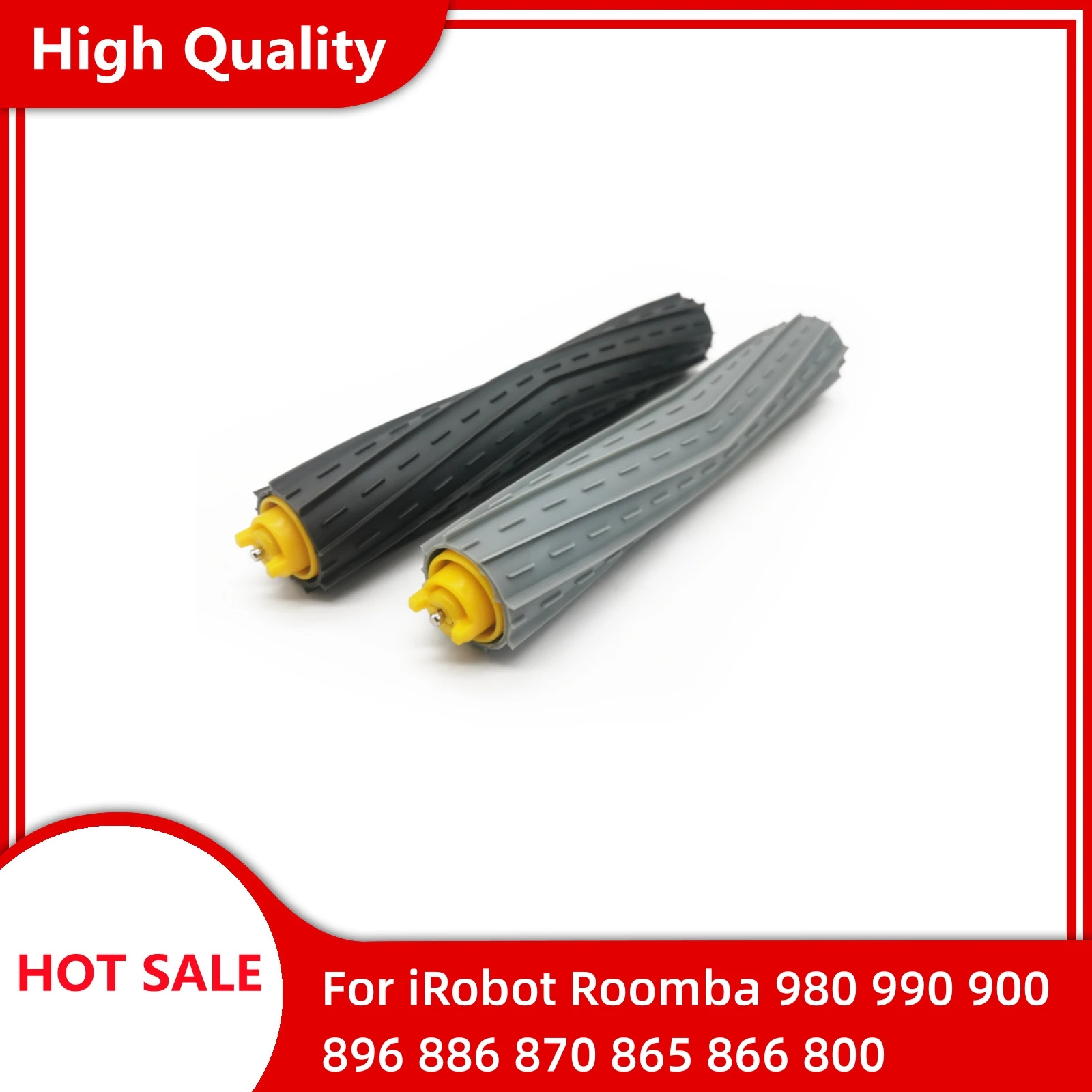 HEI-Pound-Kit de brosses de rechange pour iRobot Roomba, accessoires pour modèles 980, 990, 900, 896, 886, 870, 865, 866, 800