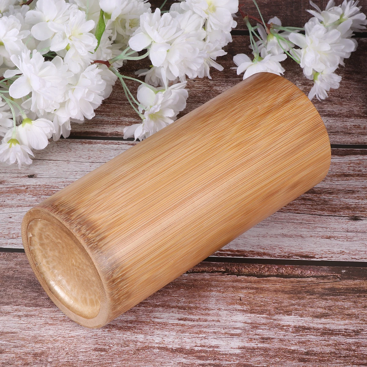 

20cm Bamboo Chopsticks Storage Barrel Multifunctional Kitchen Organizer Spoon Fork Holder Cutlery Container
