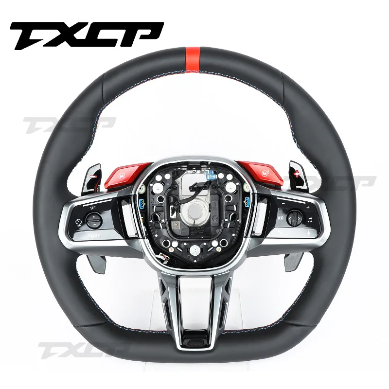 

Suitable for original leather ix steering wheel G30 G20 F80 BMW new 7 series G70 ID7 upgrade to ID8