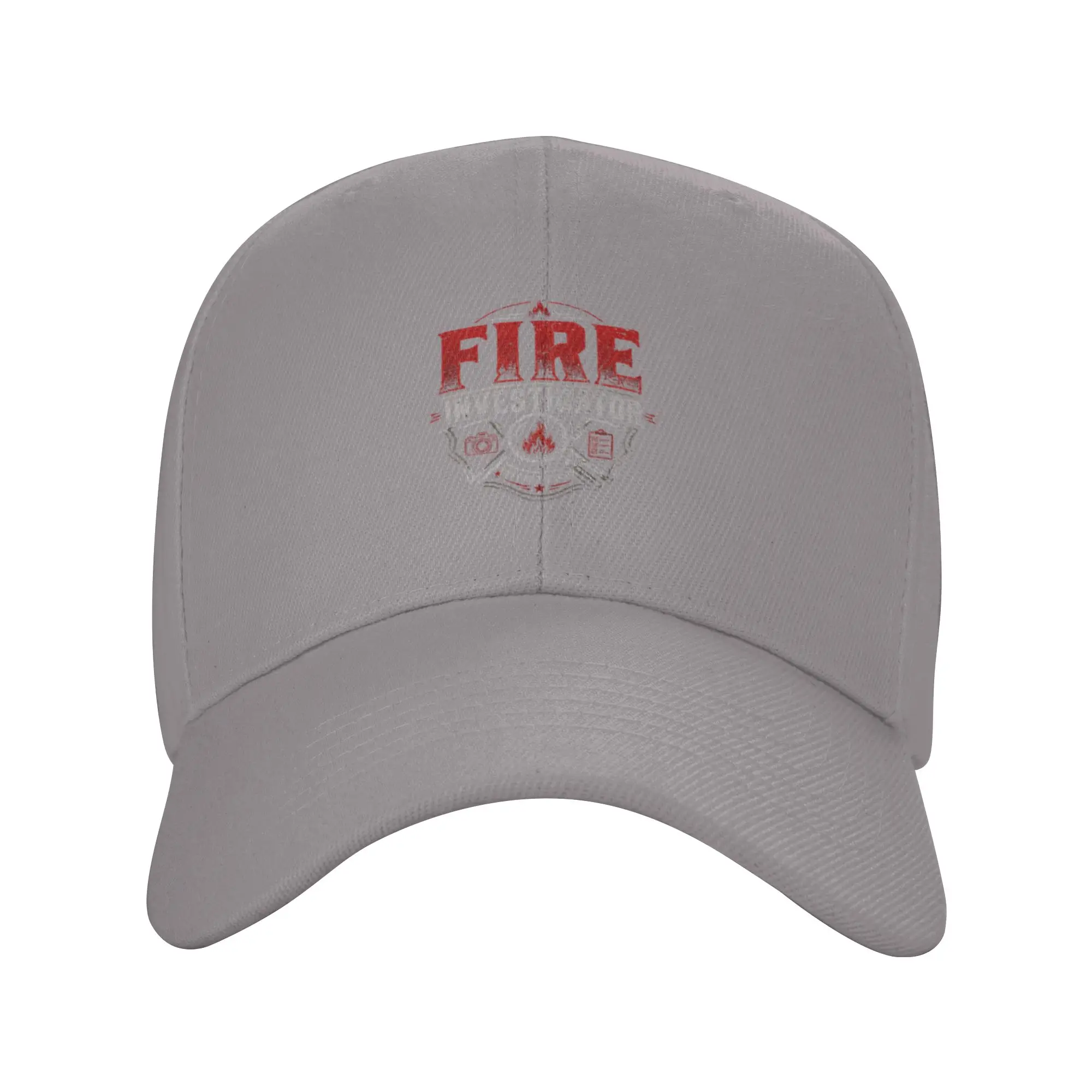 Fire Investigator Firefighter Forensic Investigation Trendy Baseball Cap School Day Men Hip Hop Cap